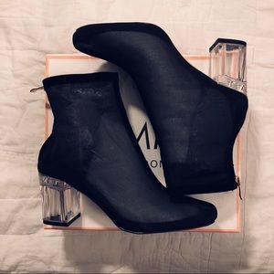 Clear Heel Boot